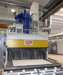 Cogeim Continuous feed type shot blasting machine for marble, granite and natural stone products  mod. STL Shotblasting Machines 
